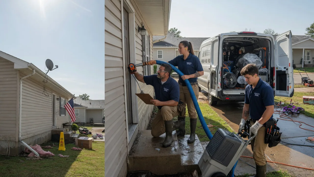 Ceiling Water Damage Restoration in Decherd, TN near me